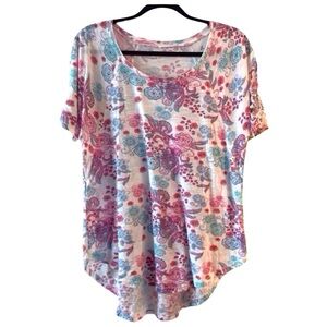 Standard Grace Floral Paisley Top – NWOT – Size Large